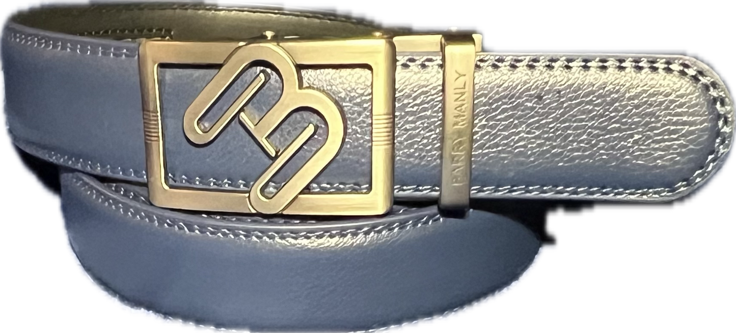 Barry Manly Auto Locking Leather Belts