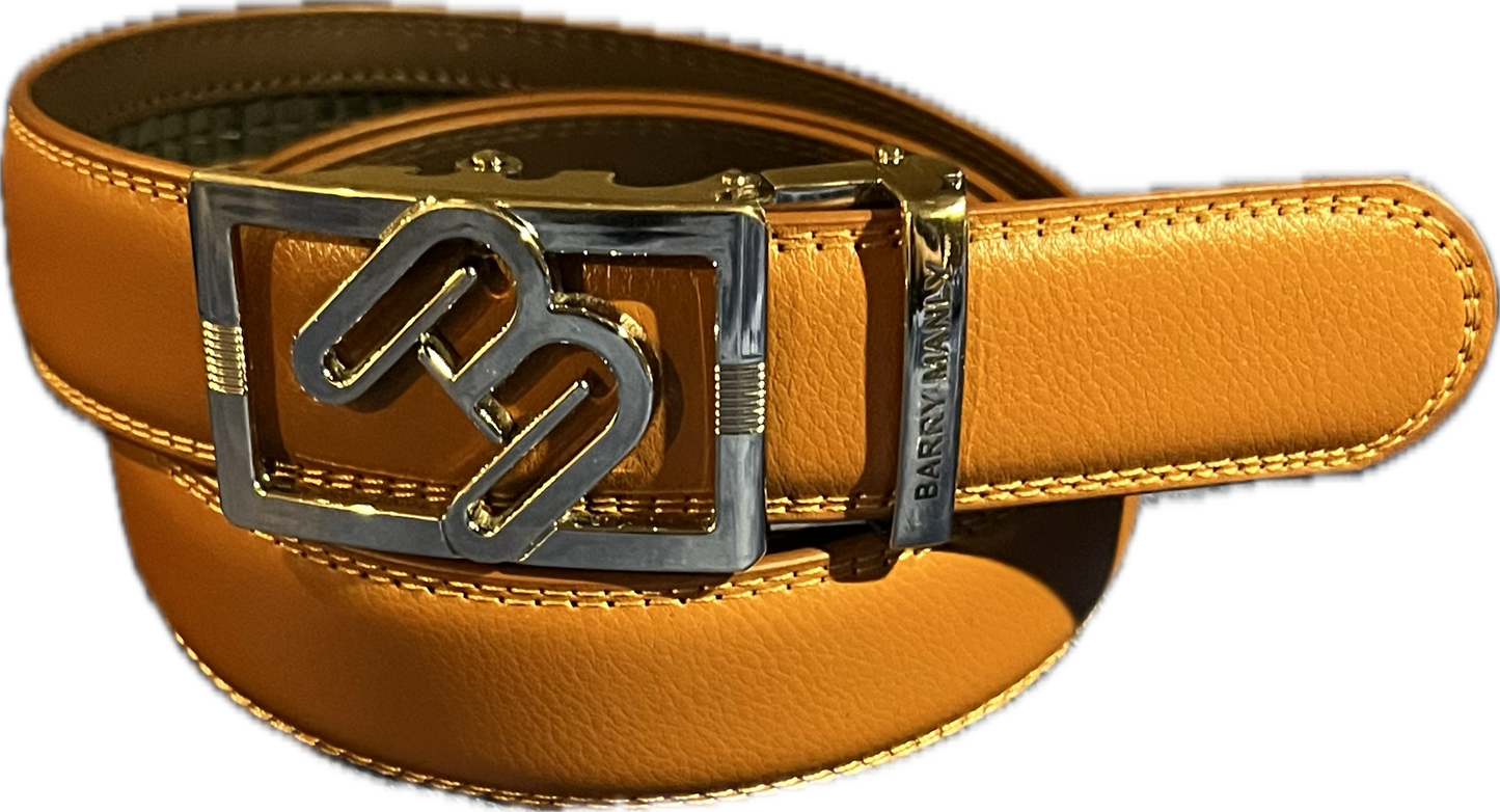 Barry Manly Auto Locking Leather Belts