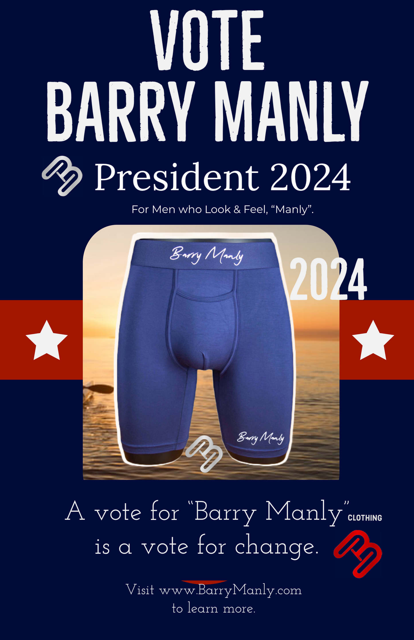 Barry Manly Boxer Brief Signature series